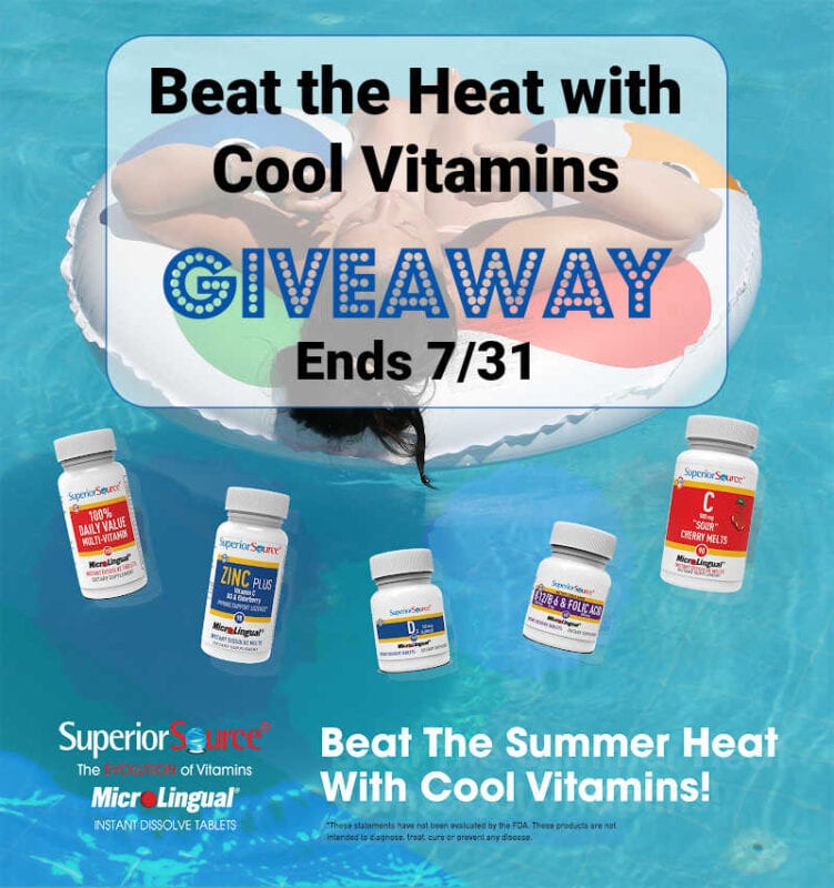 Beat the Heat with Cool Vitamins Giveaway