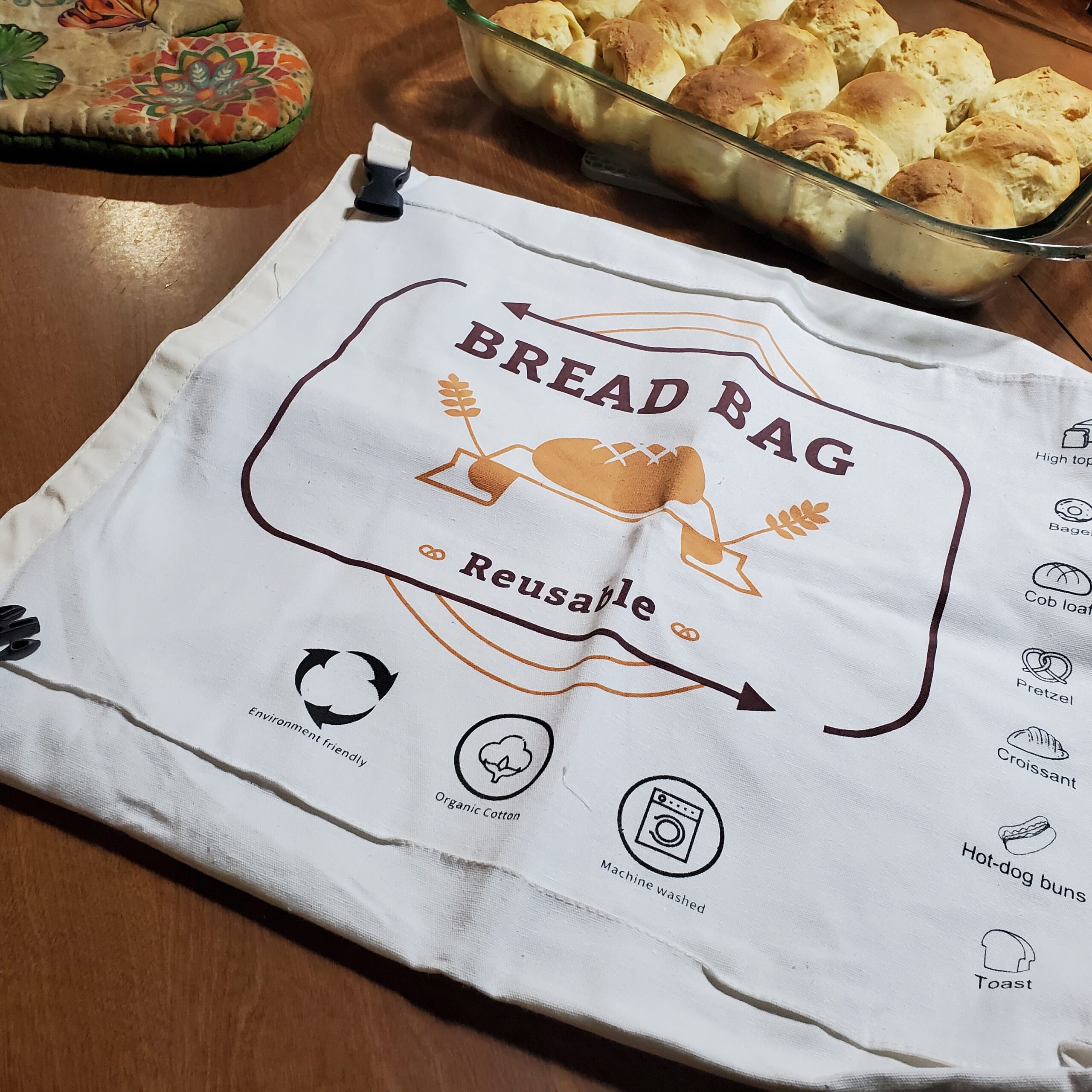 Reusable Bread Bags - #FoodGrade #Bread #Storage