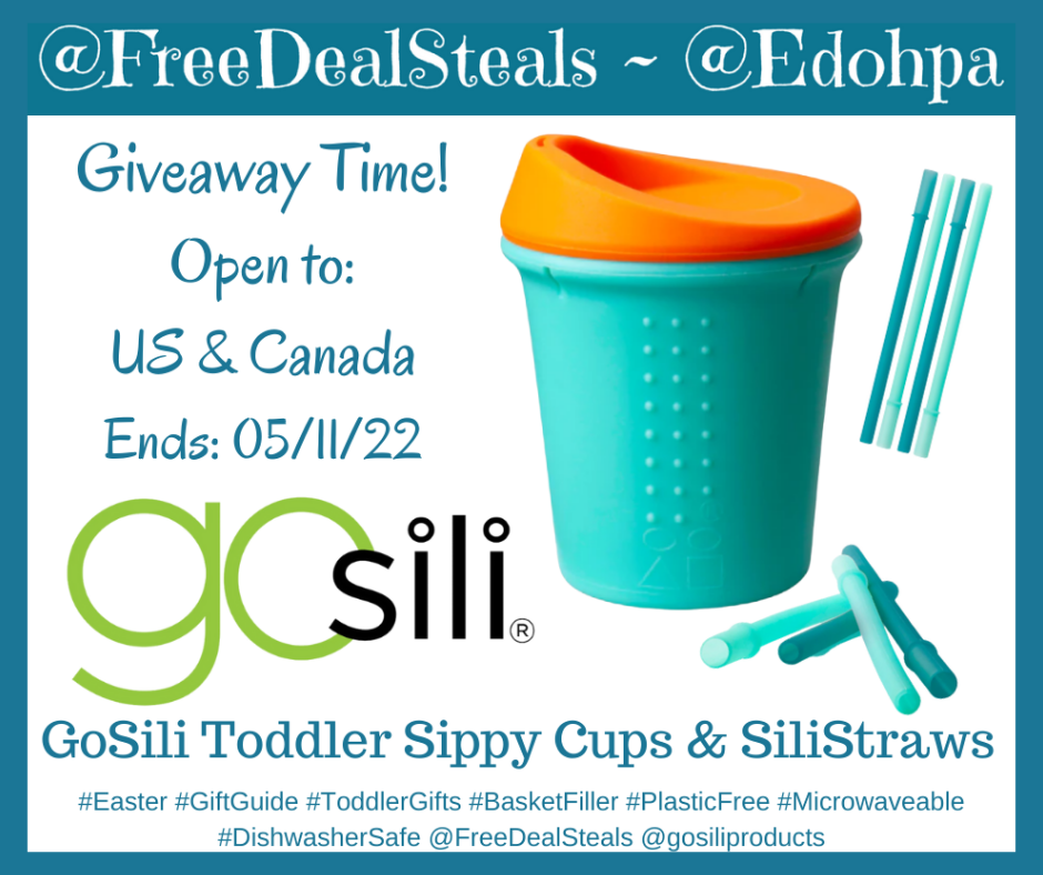 GoSili Toddler Sippy Cups & SiliStraws Giveaway!