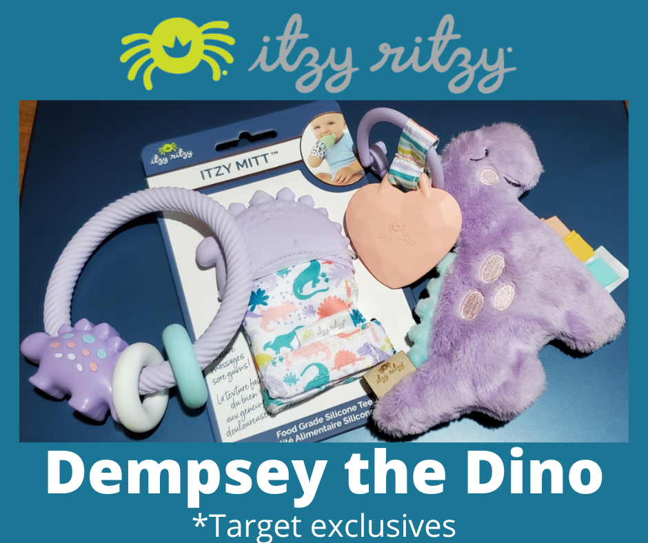 itzy ritzy dempsey the dino purple dinosaur