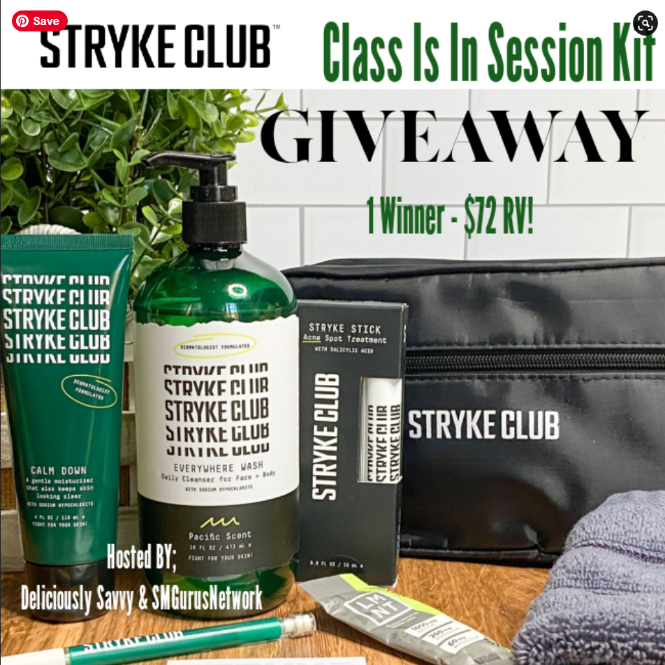 Stryke Club Class Is In Session Kit #Giveaway! Open to US 18+ Ends: 12/12 #Holiday #GiftGuide @StrykeClub @FreeDealSteals @DeliciouslySavv